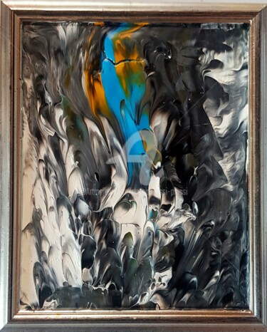 Malerei mit dem Titel "Confinement - Les c…" von Pascal Russi (PRussi), Original-Kunstwerk, Acryl