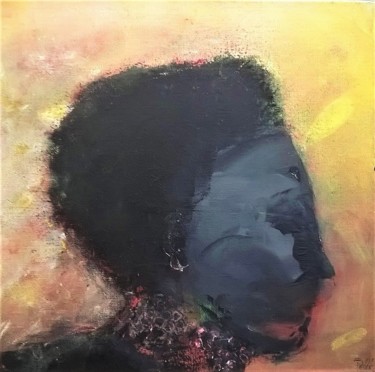 Peinture intitulée "Ma reine" par Pascale Pelé, Œuvre d'art originale, Acrylique