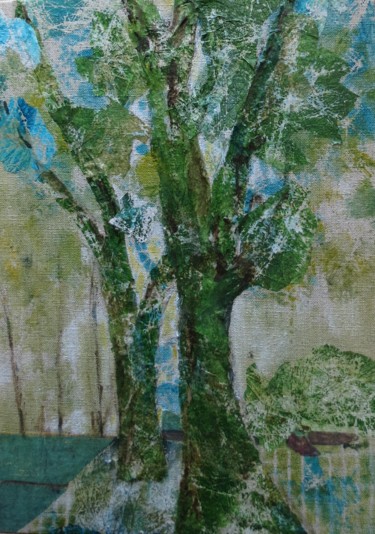 Peinture intitulée "arbres 7" par Pascale Garnier, Œuvre d'art originale