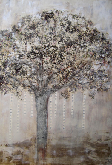 Peinture intitulée "arbrepala 3" par Pascale Garnier, Œuvre d'art originale