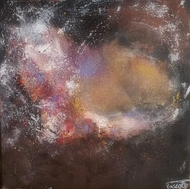 Painting titled "Le vortex coeur." by Pascaly, Original Artwork, Acrylic