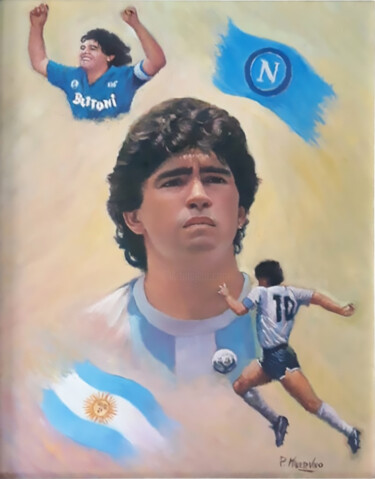 maradona ➽ 70 Obras de arte originais, edições limitadas e gravuras