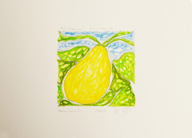 Картина под названием "Serie Natura -Limon…" - Pasqualino Palmieri (PP Pascal), Подлинное произведение искусства, Акварель