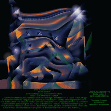 Arts numériques intitulée "GEOHOUSEKEEPING" par Pasqualino Ruiu (Lino Ruiu), Œuvre d'art originale