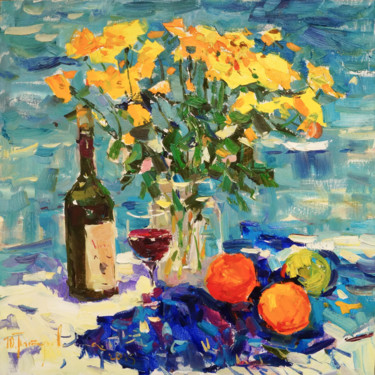 Painting titled "Summer time" by Yuliia Pastukhova, Original Artwork, Oil