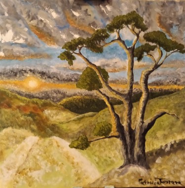 Peinture intitulée "Il sole sorge sempre" par Patrizia Ferrara, Œuvre d'art originale, Acrylique Monté sur Châssis en bois