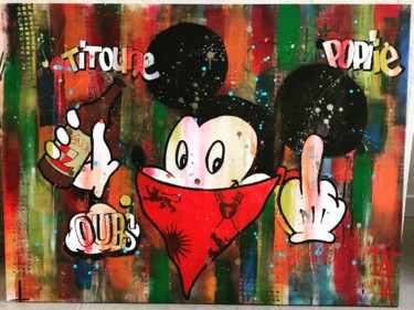 Painting titled "MICKEY ALIENOR" by Patita, Original Artwork, Acrylic