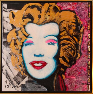 Pintura intitulada "Marilyn DOLL' ART" por Patmoli, Obras de arte originais, Acrílico