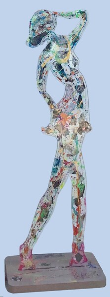 Скульптура под названием "DANSEUSE 2M" - Patmoli, Подлинное произведение искусства, Смола