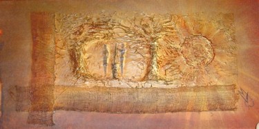 Peinture intitulée "Soleil-couchant en…" par Patpicture, Œuvre d'art originale, Huile