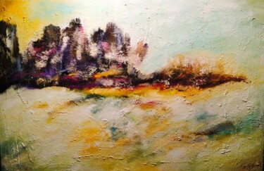 Painting titled "Brume Matinale" by Patrice Brunet, Original Artwork