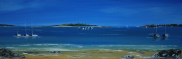 Painting titled "Bretagne n° 2215" by Patrice Butel, Original Artwork, Oil