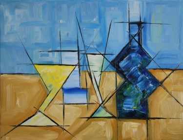 Peinture intitulée "Last drink" par Patrice Butel, Œuvre d'art originale, Huile