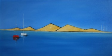 Peinture intitulée "Dunes 294" par Patrice Butel, Œuvre d'art originale, Huile