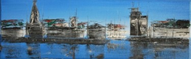 Peinture intitulée "Vieux port La Roche…" par Patrice Butel, Œuvre d'art originale, Huile