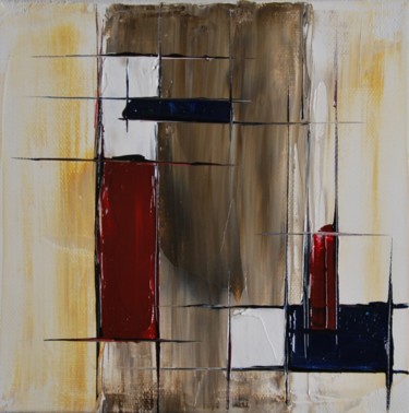 Peinture intitulée "Abstrait n°87" par Patrice Butel, Œuvre d'art originale, Huile