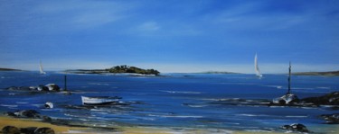 Painting titled "Bretagne-667" by Patrice Butel, Original Artwork, Oil