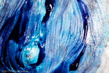 Fotografie getiteld "Braise bleue" door Patrice Fautrat, Origineel Kunstwerk, Niet gemanipuleerde fotografie