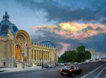 Peinture intitulée "Petit Palais au cré…" par Patrice Latger, Œuvre d'art originale, Pastel