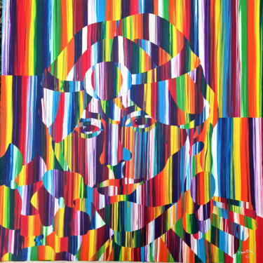Peinture intitulée "lolo-mon-premier-am…" par Patrice Maestri, Œuvre d'art originale, Huile