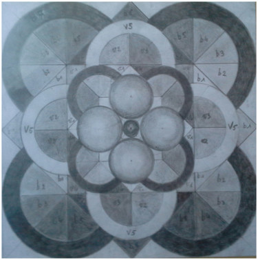 Drawing titled "Trèfles à 4 feuille…" by Patrice Preveirault, Original Artwork, Pencil