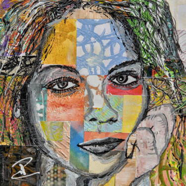 Peinture intitulée "Norah Jones" par Patrice Chambrier, Œuvre d'art originale, Acrylique