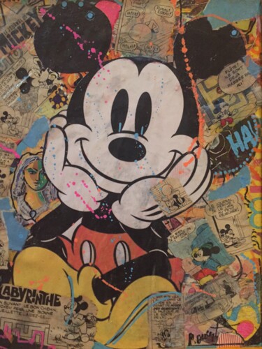 Collages titled "mickey.jpg" by Patricia Ducept (Art'Mony), Original Artwork