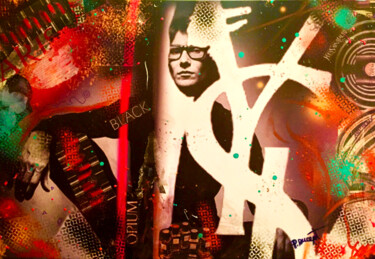 Collages titulada "ARTY YSL.jpg" por Patricia Ducept (Art'Mony), Obra de arte original