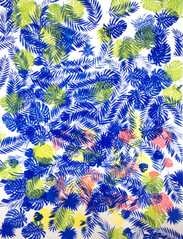 "Palm" başlıklı Tablo Patricia Lardé tarafından, Orijinal sanat, Akrilik