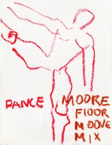 Drawing titled "Danseur Moove" by Patricia Lardé, Original Artwork, Pastel