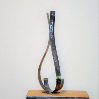 Escultura titulada "Élévation 2" por Patrick Blandin, Obra de arte original, Metales