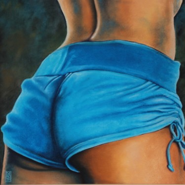 Painting titled "Candice" by Patrick Demuth, Original Artwork, Pastel Mounted on Wood Stretcher frame