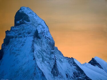 "Crépuscule sur le C…" başlıklı Tablo Patrick Egger tarafından, Orijinal sanat, Akrilik Ahşap Sedye çerçevesi üzerine monte…