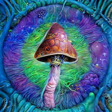 Digital Arts με τίτλο "Magic Mushroom" από Patrick Hager, Αυθεντικά έργα τέχνης, 2D ψηφιακή εργασία