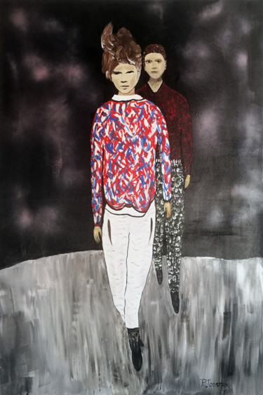 Картина под названием "The Catwalk" - Patrick Joosten, Подлинное произведение искусства, Акрил