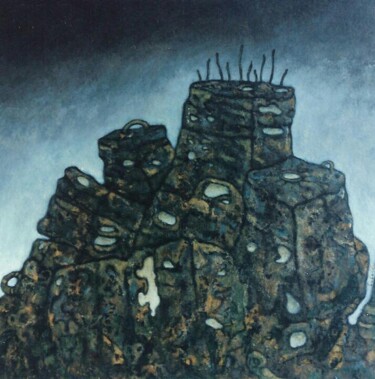 제목이 "Compressions"인 미술작품 Patrick Lalande로, 원작, 기름