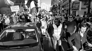 Photographie intitulée "Manifestation Toulo…" par Patrick Lalande, Œuvre d'art originale, Photographie numérique