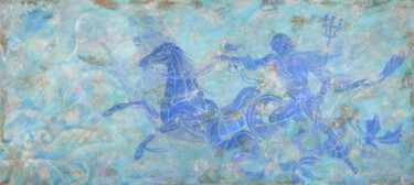 Malarstwo zatytułowany „Tritone II” autorstwa Patrizia Salles, Oryginalna praca, Akryl