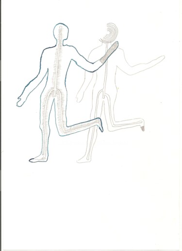 图画 标题为“Max Ernst 1” 由Paul-Éric Langevin, 原创艺术品, 铅笔