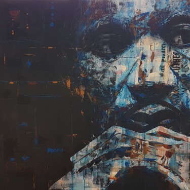 Peinture intitulée "Martin Luther King…" par Paul Lovering, Œuvre d'art originale, Acrylique