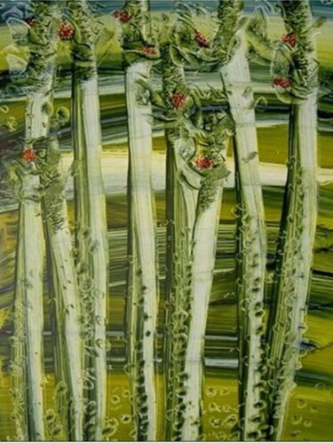 Peinture intitulée "AQUATIQUE 2" par Paul Sarrassat, Œuvre d'art originale, Huile