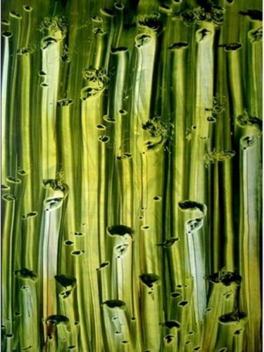 Peinture intitulée "AQUATIQUE 9" par Paul Sarrassat, Œuvre d'art originale, Huile