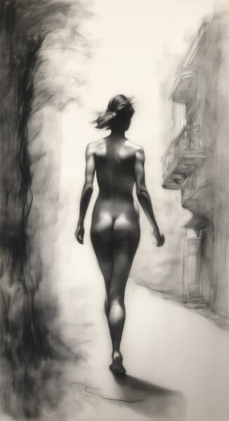 Peinture intitulée "ready for the unkno…" par Paul Selow, Œuvre d'art originale, Graphite