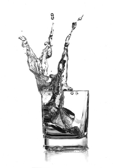图画 标题为“Double Whiskey Spla…” 由Paul Stowe, 原创艺术品, 石墨