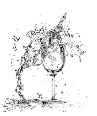 Σχέδιο με τίτλο "Drink Crash 2" από Paul Stowe, Αυθεντικά έργα τέχνης, Γραφίτης