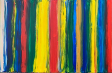 Malerei mit dem Titel "Gay is Happy !" von Paul Yves Poumay, Original-Kunstwerk, Acryl