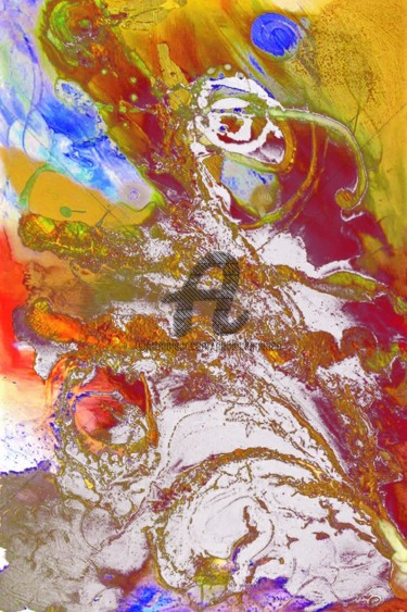 Pintura titulada "ABEILLON" por Paula Clemence, Obra de arte original, Laca Montado en Bastidor de camilla de madera