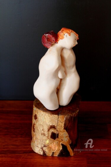 Sculpture intitulée "COUPLE 2" par Paule-Andree Maraval, Œuvre d'art originale, Céramique