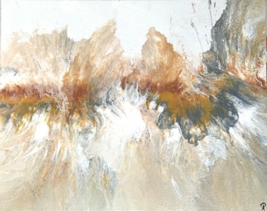 Malerei mit dem Titel "riviere" von Pauline Parmigiani, Original-Kunstwerk, Acryl