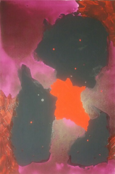Peinture intitulée "About love and shad…" par Paulo Gonzalez, Œuvre d'art originale, Acrylique